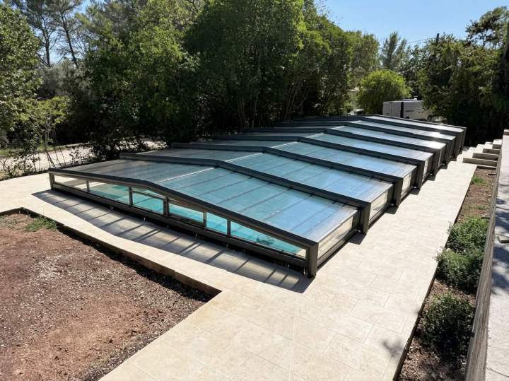 Abri piscine télescopique Toulon